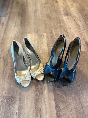 CUTE DRESSY SHOES/NAME BRAND! 
Guess and Nine West!